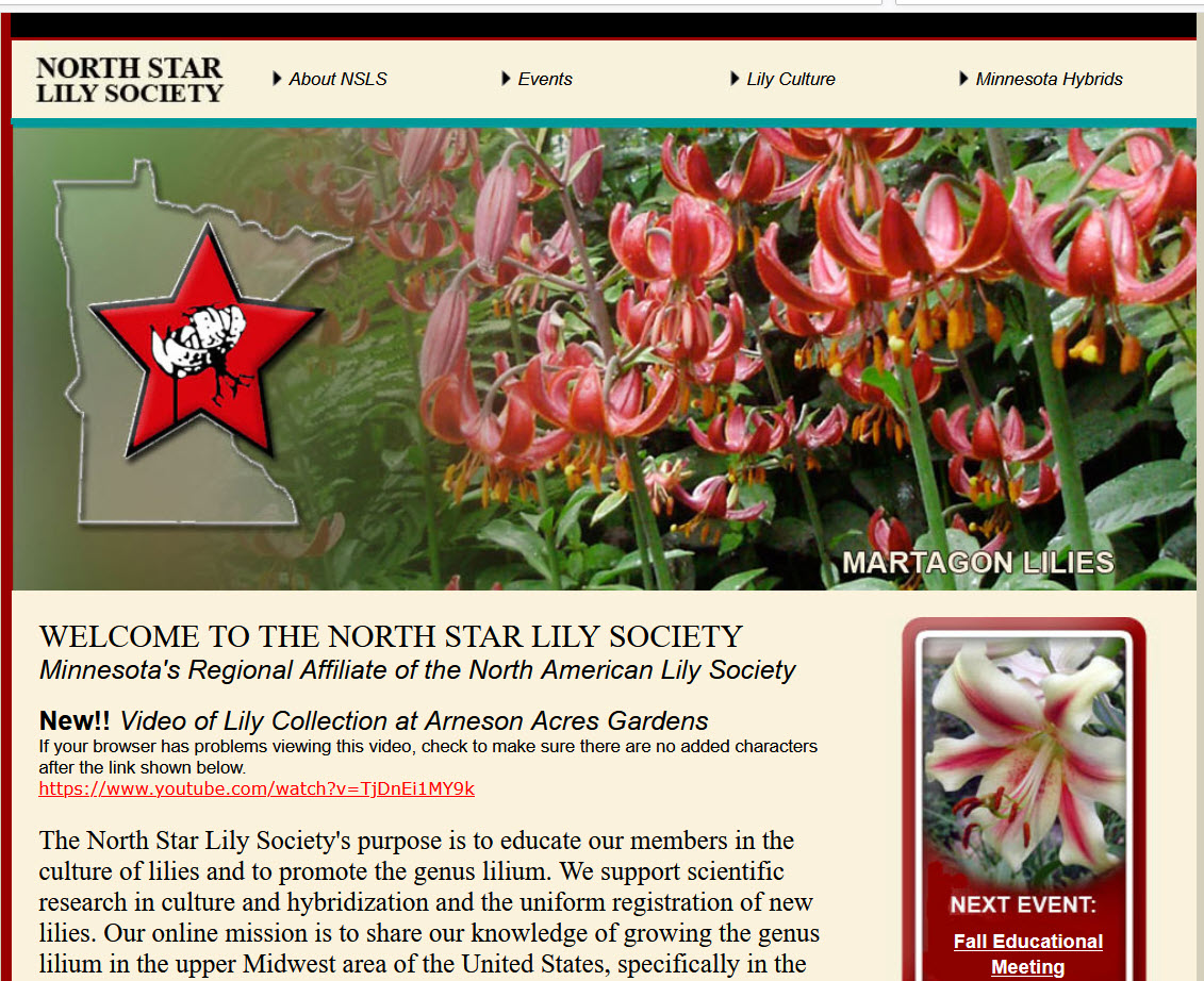 North Star Lily Society
